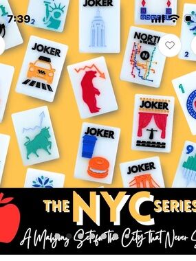 NYC Series Mahjong Set - Yellow